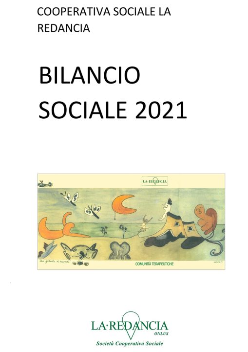 La Redancia Onlus cooperativa sociale VARAZZE - bilancio sociale 2021